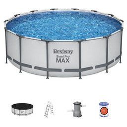 Basen stelażowy Steel Pro MAX Ø427 x 122 cm Bestway