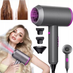 Suszarka do Włosów Jonizacja Mocna 2000W Duża Zimny Nawiew Koncentrator