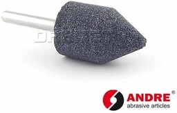 ANDRE Ściernica trzpieniowa walcowo-stożkowa 25 x 40 x 6 mm typ 5211 95A60M5VTE10 550766