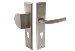 Klamko-uchwyt zewnętrzny Schaffner SPECIAL 72 WB nikiel satyna lewy