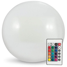 Polux Lampa solarna wbijana do ogrodu 325365 3000K RGB z pilotem IP65 biała