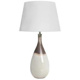 EUROFIRANY Lampa stołowa Katia 402298 Kremowy