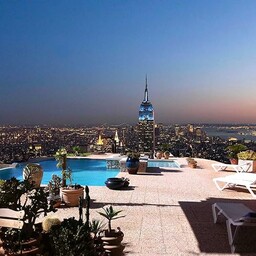 International Graphics Gotowy obraz - MN.FF - "Beautiful View of New York" - 30 x 30 cm - druk bezpośredni na akrylu