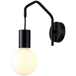 Kinkiet BASSO 21-70999 czarny matowy 1x40W E27