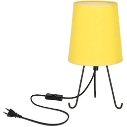 Candellux Lampa stołowa z żółtym abażurem G6-K50