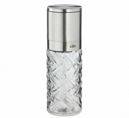 Cilio CRISTALLO Młynek do Soli lub Pieprzu / Srebrny