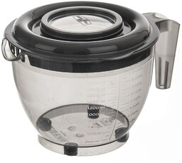 Miska kuchenna do miksowania z pokrywką miarka GREY 2,5 l