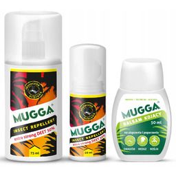 Skuteczny Zestaw Spray Na Komary Tropikalne Kleszcze Mugga Strong Muga