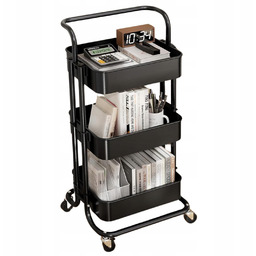 Mobilny Barek Na Kółkach Regał Kuchenny Stolik Wózek Łazienkowy Solidny WK2