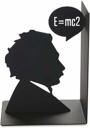 Balvi Einstein podpórka do książek, dekoracyjna, z ikonicznymi konturami Albert Einstein, żelazo, 17 cm