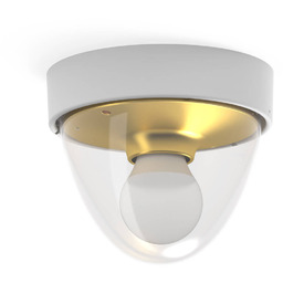 Plafon NOOK SENSOR z czujnikiem ruchu wys. 15cm E27 IP44 biały/złoty 7968