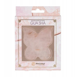 PUREDERM Gua Sha Kamień masażer z różowego jadeitu Butterfly Pink Quartz