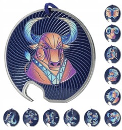 Otwieracz do butelek Callas 7 cm byk