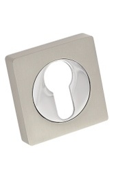 ROZETA KWADRATOWA WKŁADKA KOLOR NIKIEL/CHROM SQNCY