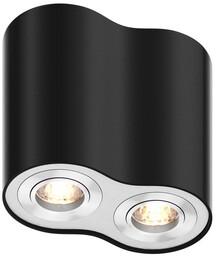 Rondoo II black - Zuma Line - plafon sufitowy nowoczesny