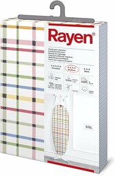 Rayen 6117.02 pokrowiec na deskę do prasowania z zamknięciem zabezpieczającym, XXL, 55 x 150 cm, posortowane pod względem koloru