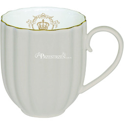 PORCELANOWY KUBEK W PUDEŁKU Royale GREY GOLD