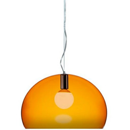 Kartell - FL/Y Lampa Wisząca Pomarańczowa