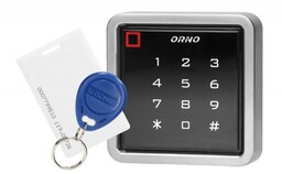 Zamek szyfrowy ORNO z czytnikiem kart i breloków zbliżeniowych 125kHz, wodoodporny IP68 (OR-ZS-816)