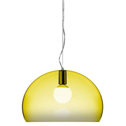 Kartell - FL/Y Lampa Wisząca Żółta
