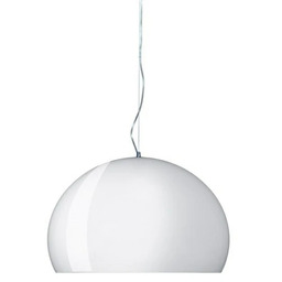 Kartell - FL/Y Lampa Wisząca Biała