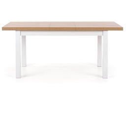 Stół rozkładany dąb lancelot / biały mat 140 - 220 x 80 cm Tiago