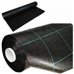 Agrotkanina czarna Agrowłóknina Mata 100g Gruba 105cm x 25m Polski produkt