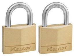 140EURT Zestaw dwóch kłódek otwieranych jednym kluczem Master Lock
