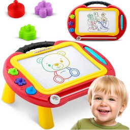 Znikopis tablica stolik do rysowania Ricokids czerwony
