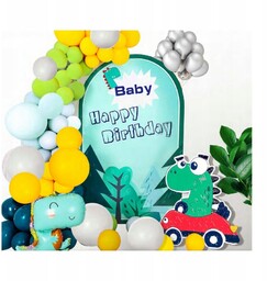 Balony Na Urodziny Urodzinowe Dekoracje Dinozaur