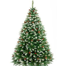 Choinka Sztuczna Sosna Szyszka Jarzębina 220 cm