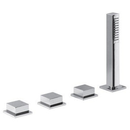 Sapho INFINITI bateria na brzeg wanny czteroelementowa chrom IFTECH4