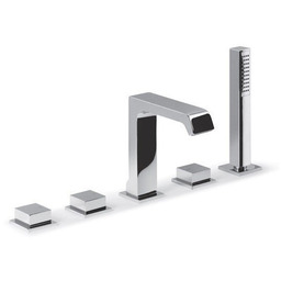 Sapho INFINITI bateria na brzeg wanny pięcioelementowa chrom IFTECH5