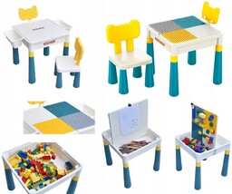 Stolik 3W1 Do Rysowania Układania Budowania Lego