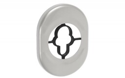 Szyld zewnętrzny krótki New Creta boccoli 42 do drzwi Dierre, nikiel