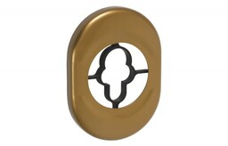 Szyld zewnętrzny krótki New Creta boccoli 42 do drzwi Dierre, patyna