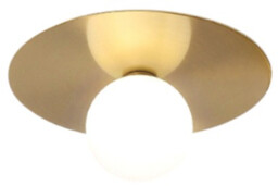 Sombre - nowoczesny mosiężny plafon 35 cm