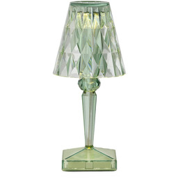 Kartell - Battery Portable Lampa Stołowa IP54 Miętowy Zielony
