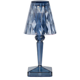 Kartell - Battery Portable Lampa Stołowa IP54 Jasny Niebieski