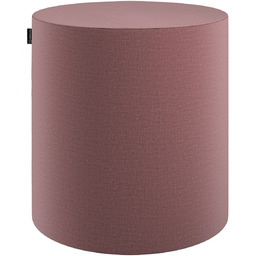 Puf Barrel, jasna śliwka - welwet, ø40, wys. 40 cm, Ingrid