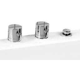 Sapho Trzyelementowa bateria na brzeg wanny chrom TG2RDTML