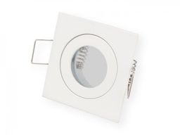 Oprawa wodoodporna MR11 , biała, kwadratowa, stała, odlew - aluminium