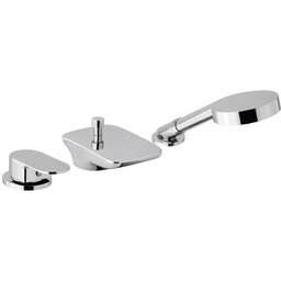 Sapho GLAM bateria na brzeg wanny trzyelementowa chrom GLAMTECH3