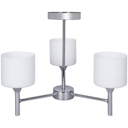 ACTIVEJET Lampa sufitowa AJE-Mira 3P Biało-srebrny