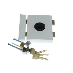 Zamek wierzchni bębenkowy LOB TA01 YETI 1 biały, 3kl. atest kl. C