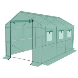 SASKA GARDEN Szklarnia 200x350x200cm Zielony Zyskaj