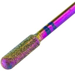 Frez diamentowy Unicorn tęczowy walec zaokrąglony Nr 11