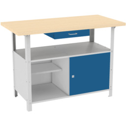 Stół warsztatowy ślusarski metalowy STW 121 - 120cm szer.
