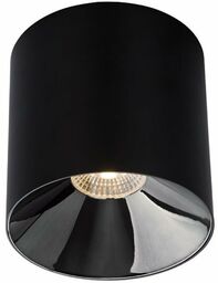 Lampa sufitowa plafon IOS 20W LED 3000K kąt 36 czarny 8737