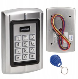Zamek Szyfrowy Z Czytnik Breloków I Kart Zewnętrzny Wodoodporny Orno IP44